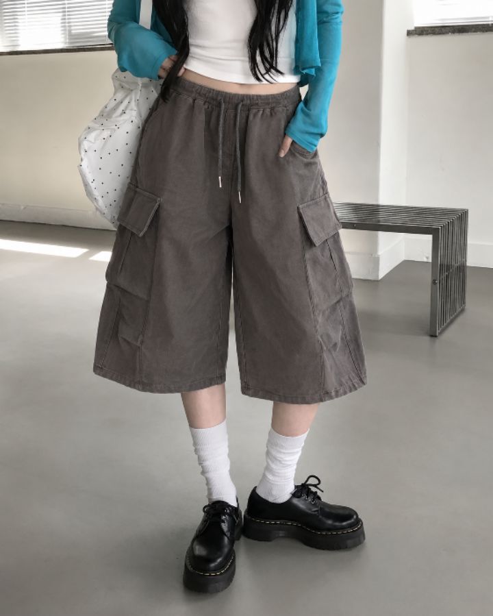 HEY/TO SEWING東大門實拍女裝新品推薦熱賣人氣短褲棉質BY HEY/TO SEWING短褲圖色3
