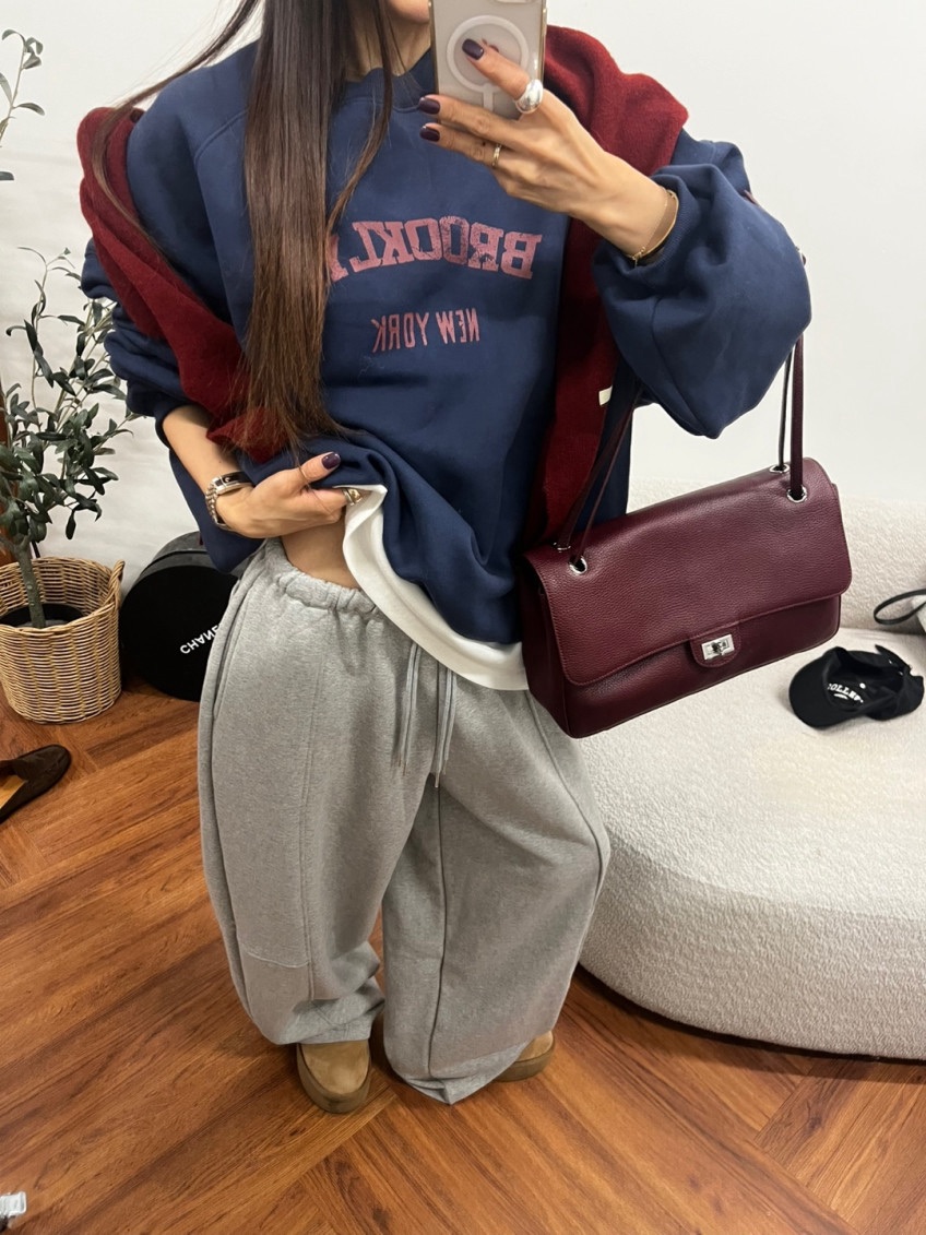 AMOOD韓國直郵女裝新品時尚推薦真品熱賣人氣衛衣抓絨運動AMOOD衛衣