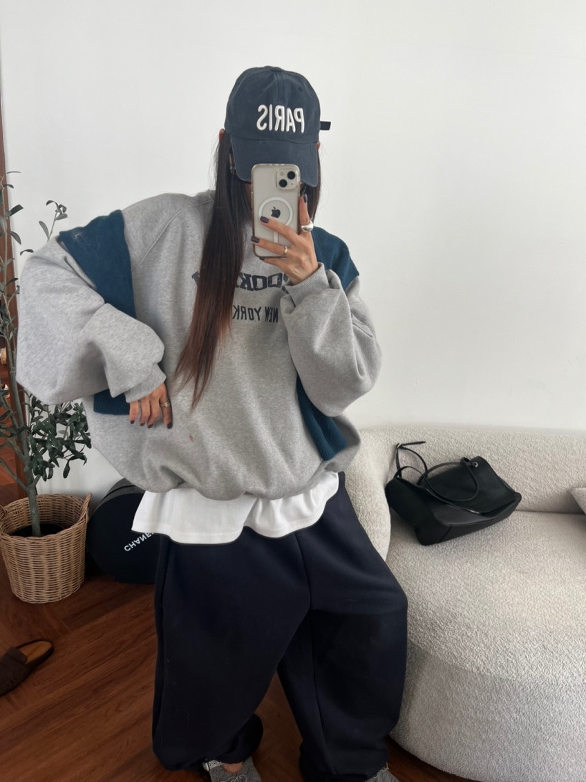 AMOOD韓國直郵女裝新品時尚推薦真品熱賣人氣衛衣抓絨運動AMOOD衛衣