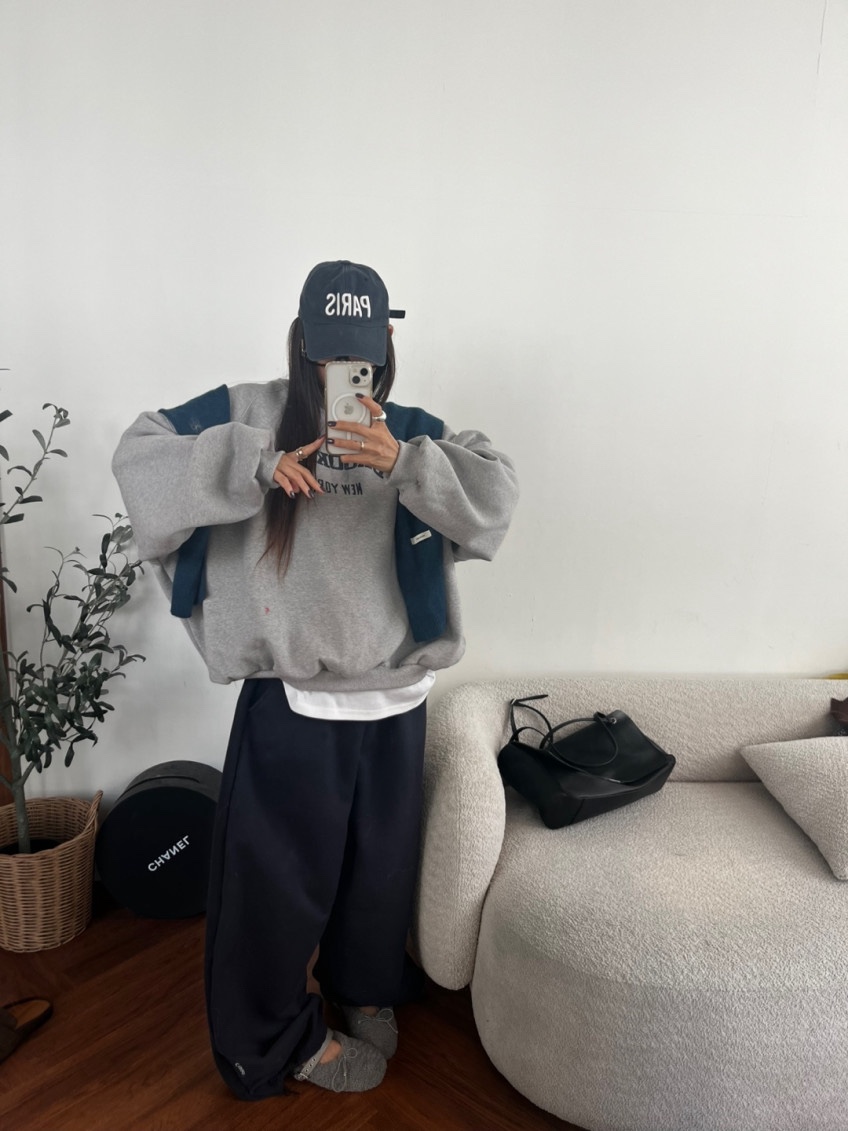 AMOOD韓國直郵女裝新品時尚推薦真品熱賣人氣衛衣抓絨運動AMOOD衛衣