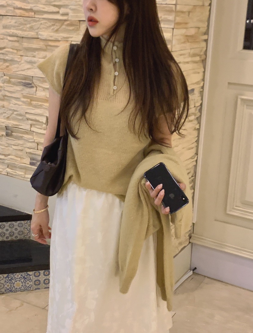 LA CREME東大門代購女士新品時尚休閑真品人氣針織衫馬海毛LA CREME針織衫