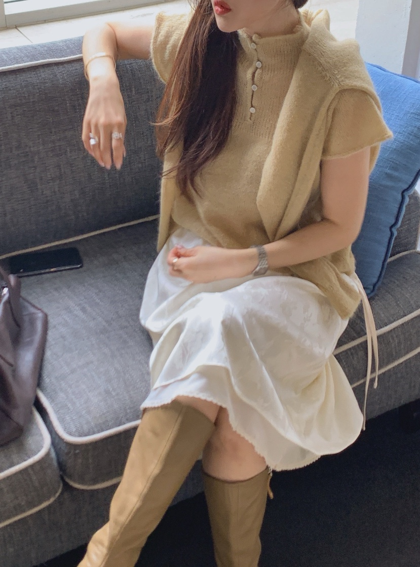 LA CREME東大門代購女士新品時尚休閑真品人氣針織衫馬海毛LA CREME針織衫