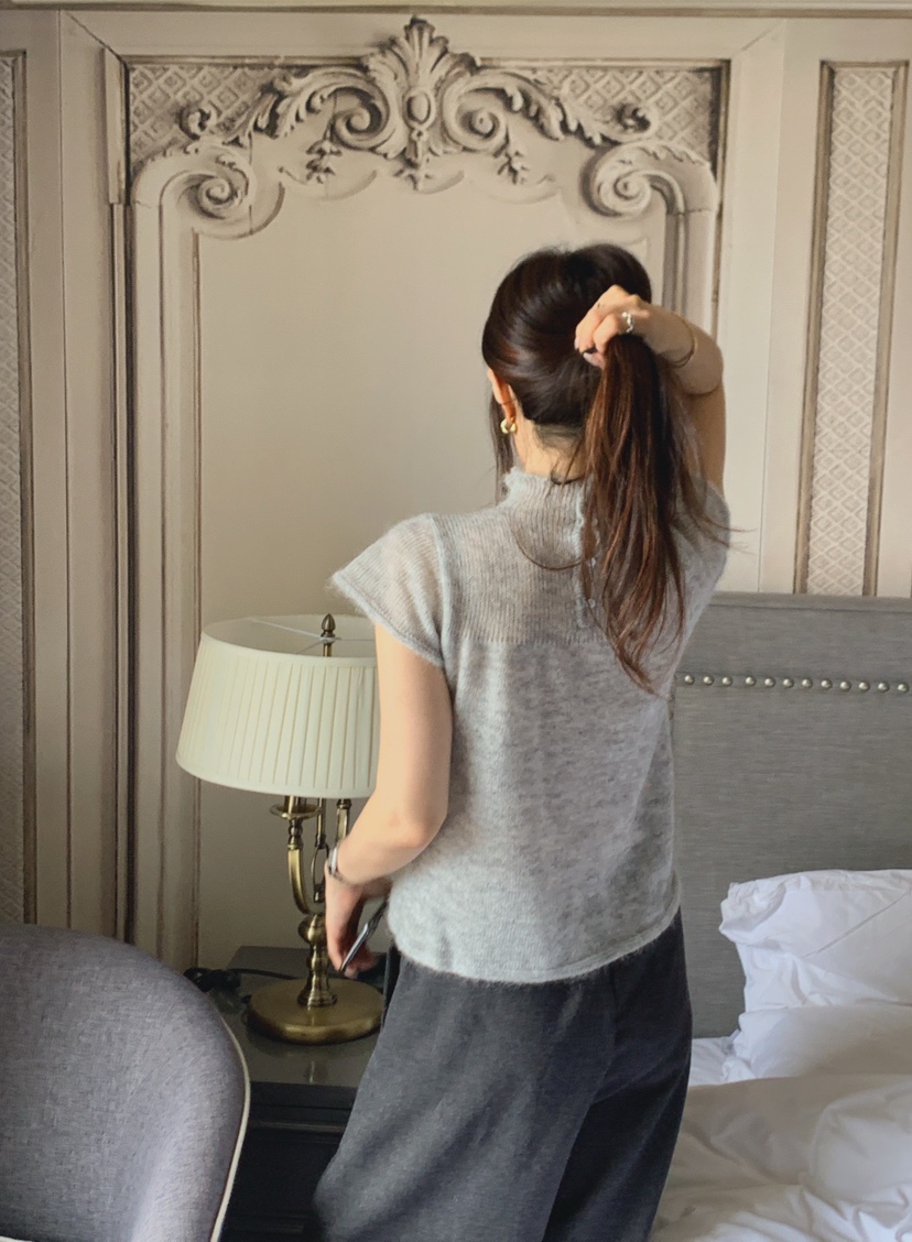LA CREME東大門代購女士新品時尚休閑真品人氣針織衫馬海毛LA CREME針織衫