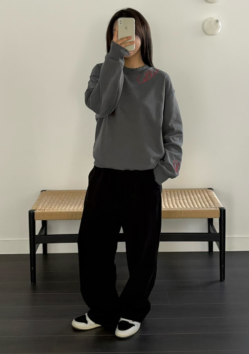 BINUS韓國代購女裝新款休閑時尚職業熱賣推薦休閑褲天鵝絨BINUS休閑褲