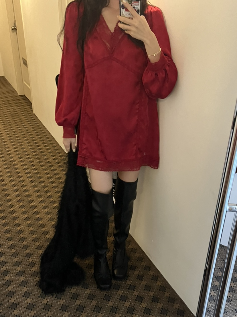 LOVE PULL韓國代購女士新款休閑職業真品熱賣人氣連衣裙OPSLOVE PULL連衣裙
