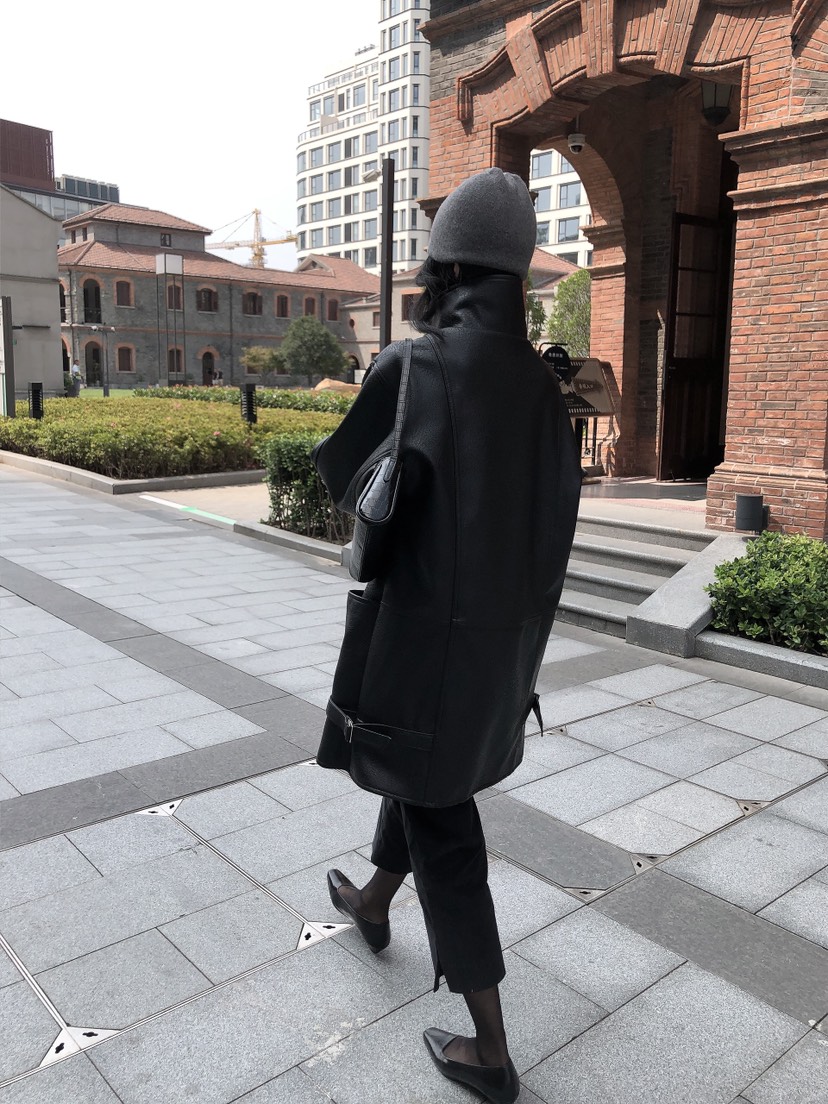 LE BUTTER韓國直郵女士新款休閑人氣推薦熱賣時尚皮衣皮革LE BUTTER皮衣