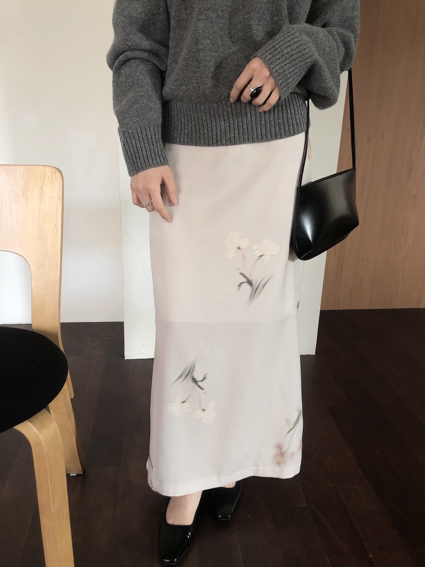 LE BUTTER韓國直郵女裝新款職業時尚真品休閑推薦熱賣長裙LE BUTTER長裙