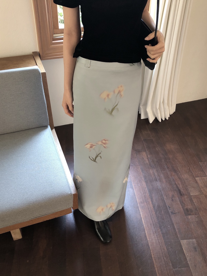 LE BUTTER韓國直郵女裝新款職業時尚真品休閑推薦熱賣長裙LE BUTTER長裙