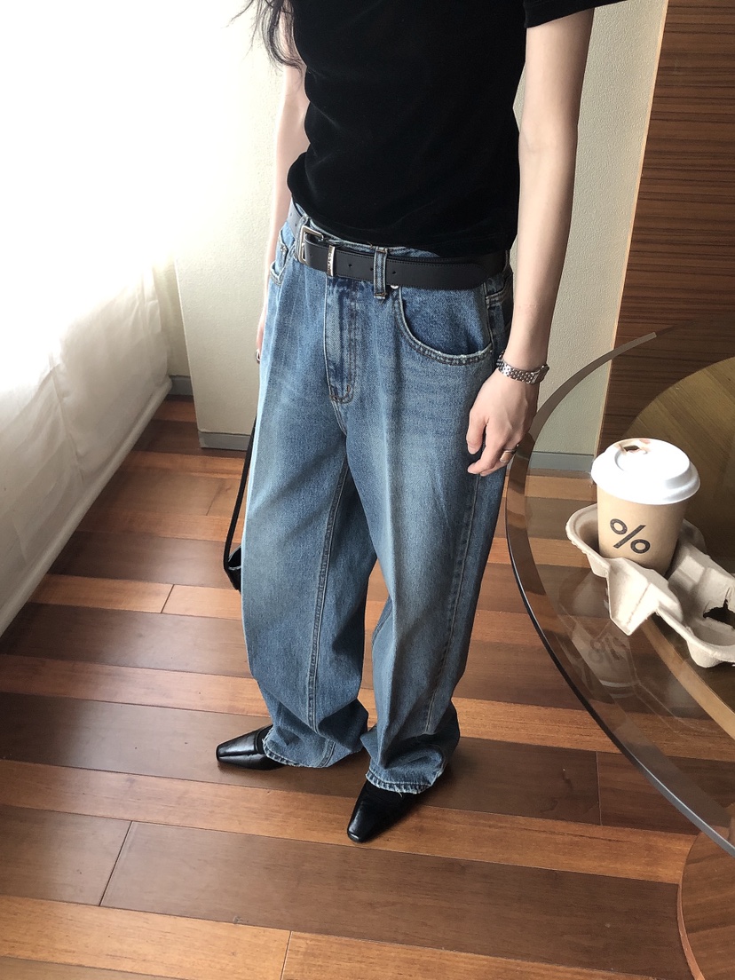 LE BUTTER東大門實拍女裝新品時尚真品職業牛仔褲緊身褲LE BUTTER牛仔褲