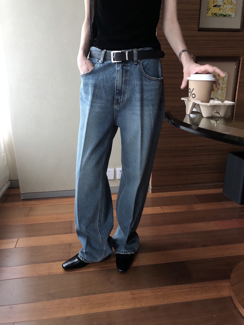 LE BUTTER東大門實拍女裝新品時尚真品職業牛仔褲緊身褲LE BUTTER牛仔褲