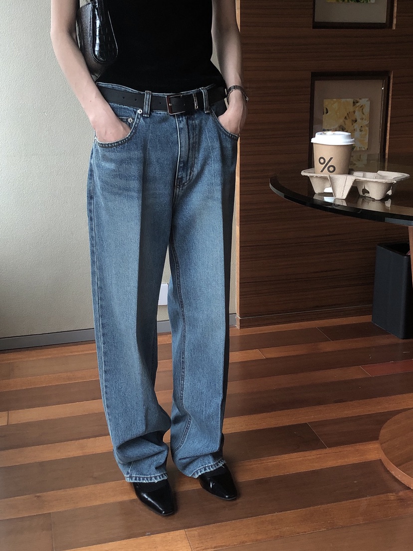 LE BUTTER東大門實拍女裝新品時尚真品職業牛仔褲緊身褲LE BUTTER牛仔褲