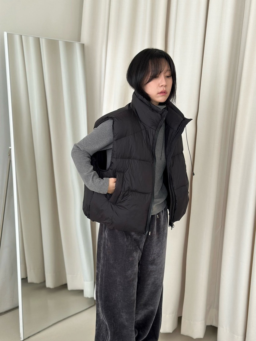 MELO東大門直郵女裝新款休閑人氣推薦熱賣時尚馬甲羽絨高領MELO馬甲圖色4