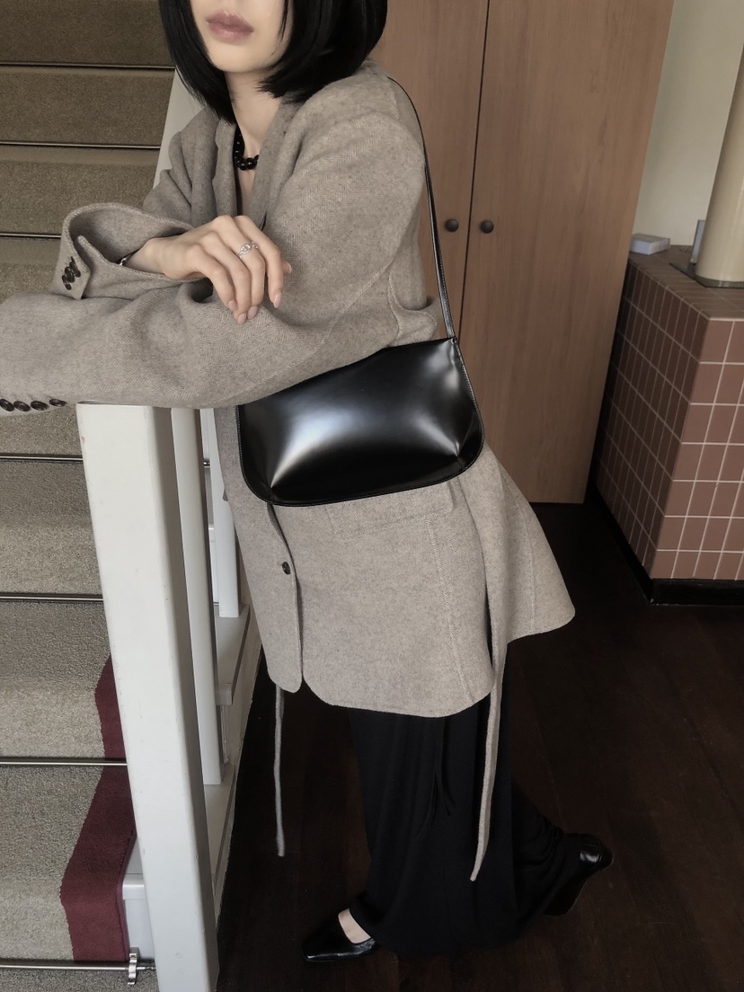 LE BUTTER韓國直郵女士新品休閑熱賣夾克手工制品含腰帶LE BUTTER夾克