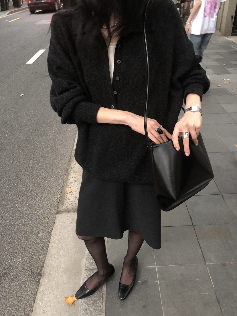 LE BUTTER韓國直郵女士新款推薦休閑人氣針織衫美利奴羊毛LE BUTTER針織衫
