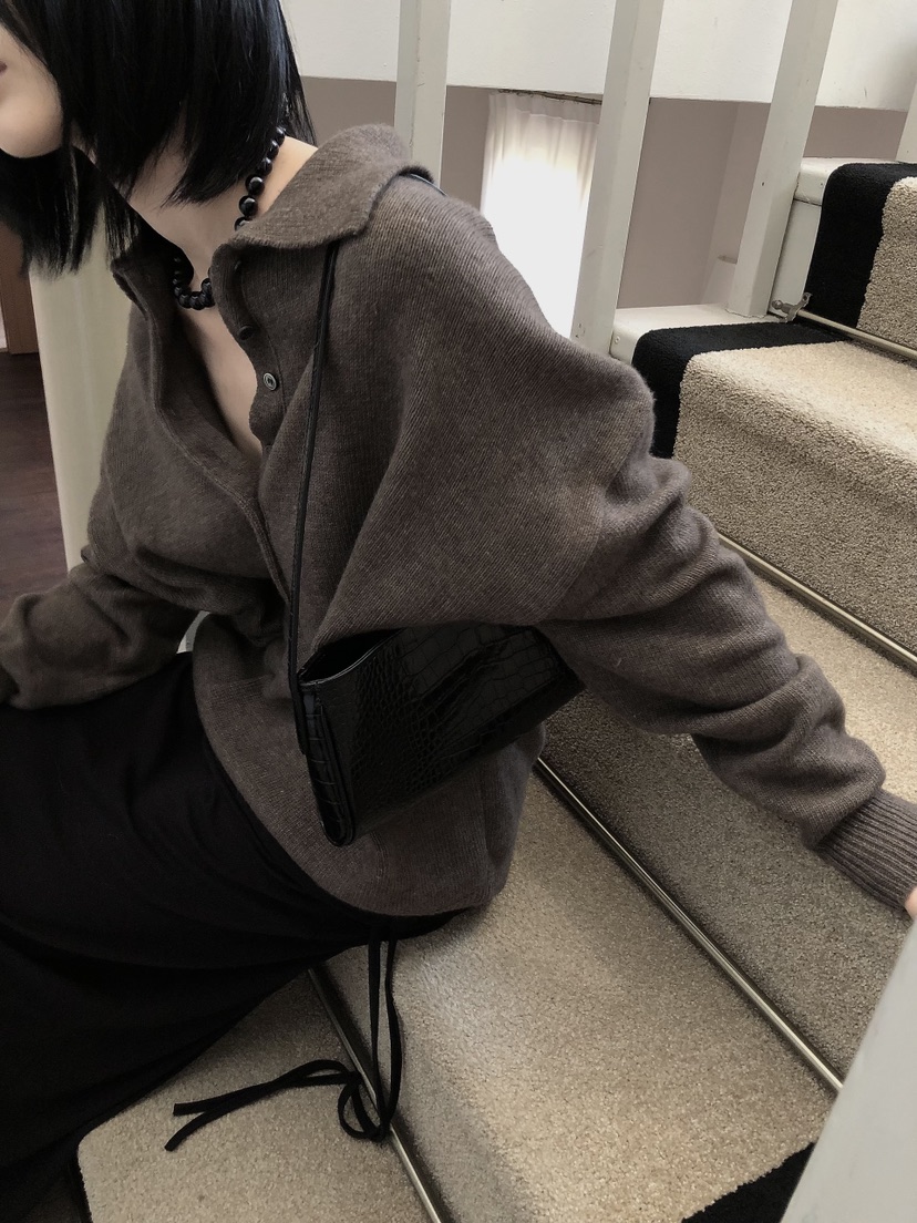 LE BUTTER韓國直郵女士新款推薦休閑人氣針織衫美利奴羊毛LE BUTTER針織衫