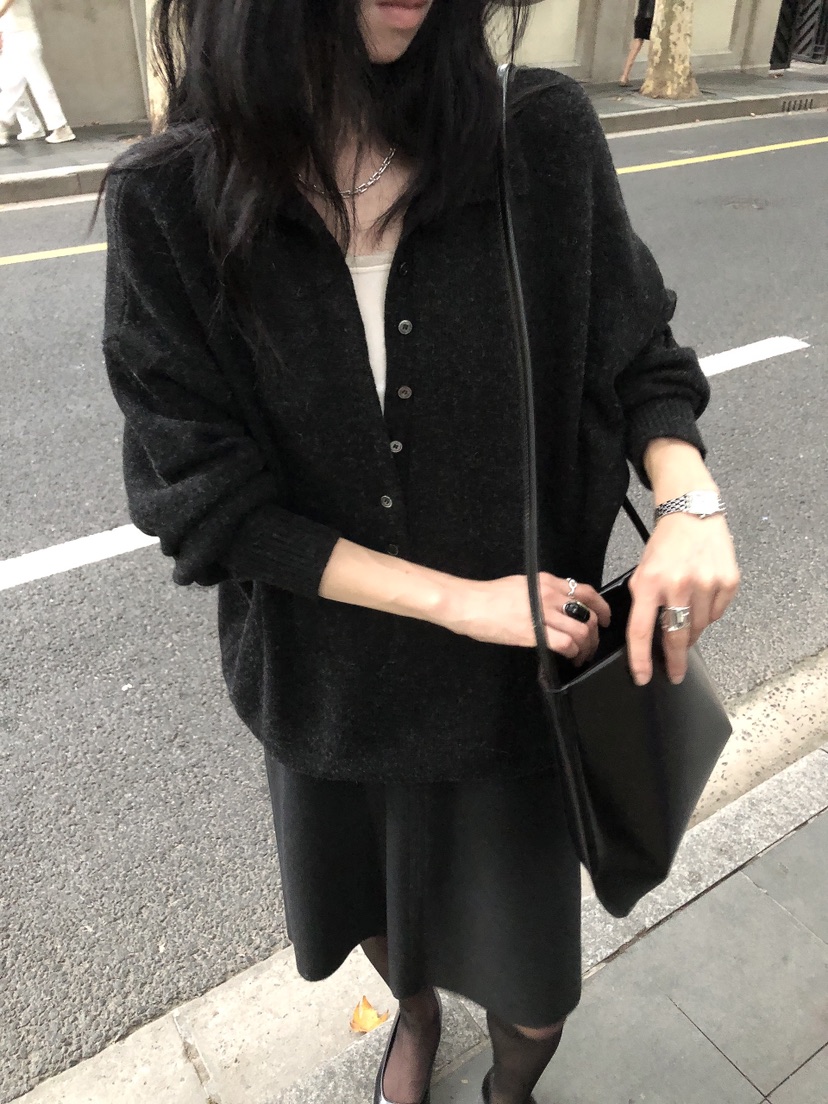 LE BUTTER韓國直郵女士新款推薦休閑人氣針織衫美利奴羊毛LE BUTTER針織衫圖色2