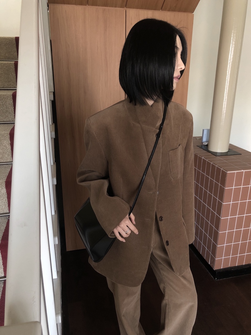 LE BUTTER東大門實拍女士新品時尚職業熱賣推薦夾克燈芯絨LE BUTTER夾克