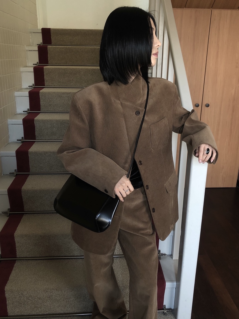 LE BUTTER東大門實拍女士新品時尚職業熱賣推薦夾克燈芯絨LE BUTTER夾克