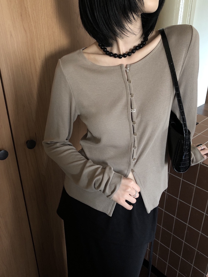 LE BUTTER韓國直郵女裝新品真品推薦人氣熱賣時尚開衫開襟LE BUTTER開衫