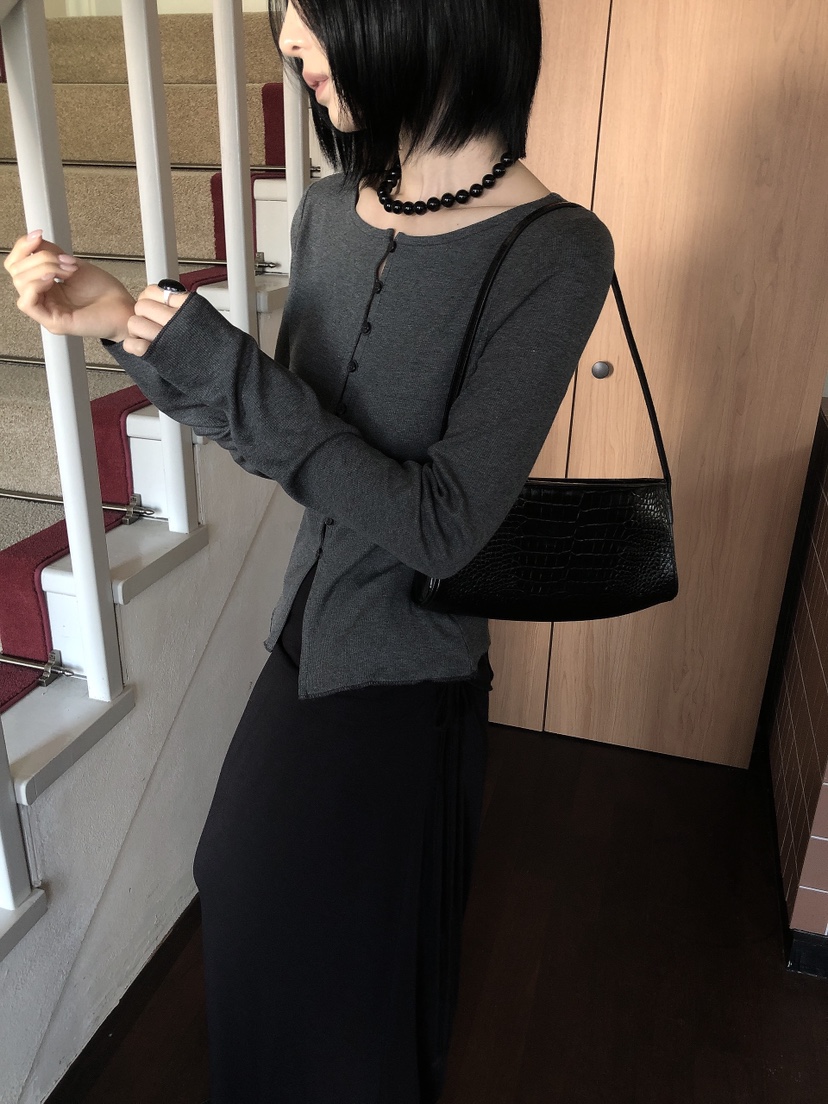 LE BUTTER韓國直郵女裝新品真品推薦人氣熱賣時尚開衫開襟LE BUTTER開衫圖色2