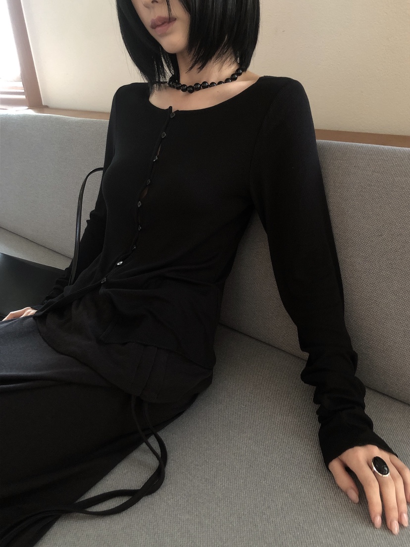 LE BUTTER韓國直郵女裝新品真品推薦人氣熱賣時尚開衫開襟LE BUTTER開衫圖色3