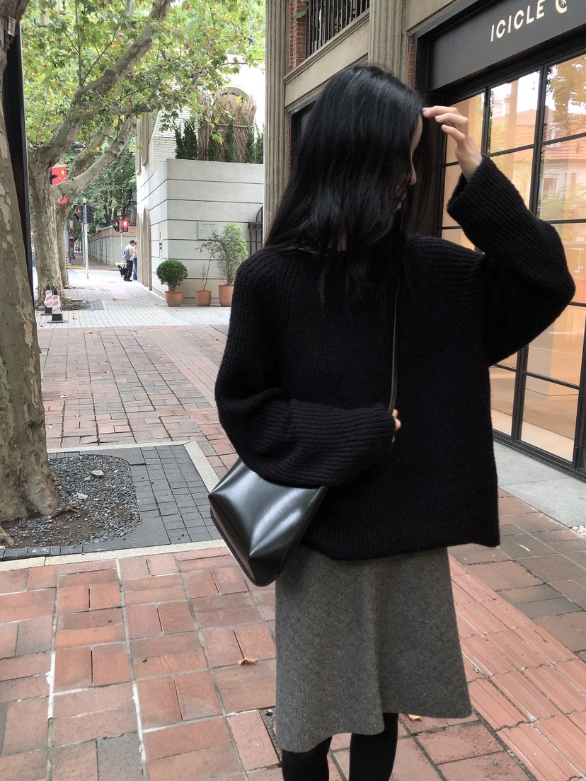 LE BUTTER東大門直郵女士新品休閑時尚熱賣針織衫羊駝毛LE BUTTER針織衫