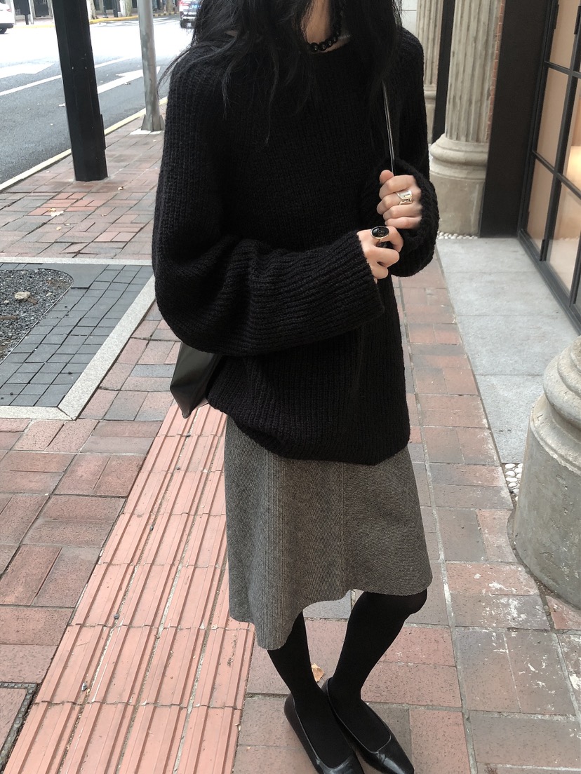 LE BUTTER東大門直郵女士新品休閑時尚熱賣針織衫羊駝毛LE BUTTER針織衫