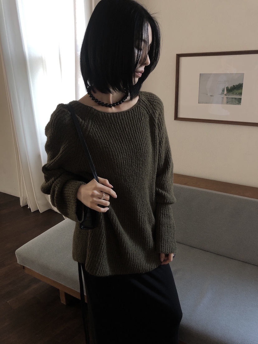 LE BUTTER東大門直郵女士新品休閑時尚熱賣針織衫羊駝毛LE BUTTER針織衫