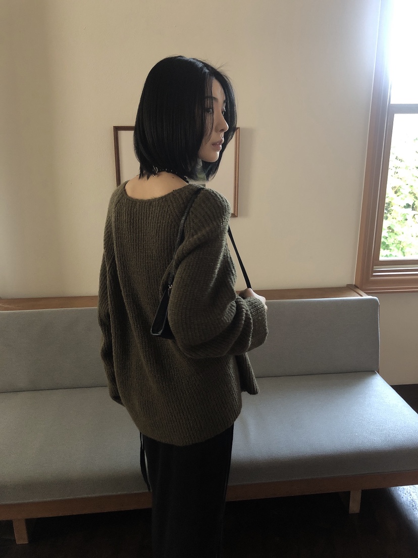 LE BUTTER東大門直郵女士新品休閑時尚熱賣針織衫羊駝毛LE BUTTER針織衫