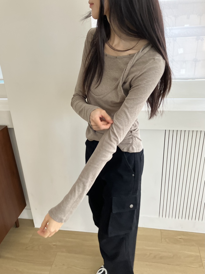 PIN-UP東大門代購女士新品職業人氣時尚熱賣推薦長袖T恤PIN-UP長袖T恤