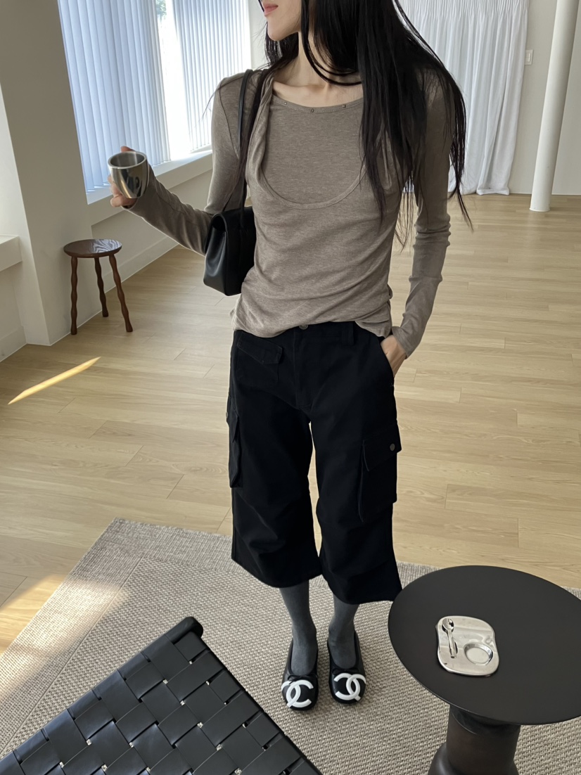 PIN-UP東大門代購女士新品職業人氣時尚熱賣推薦長袖T恤PIN-UP長袖T恤