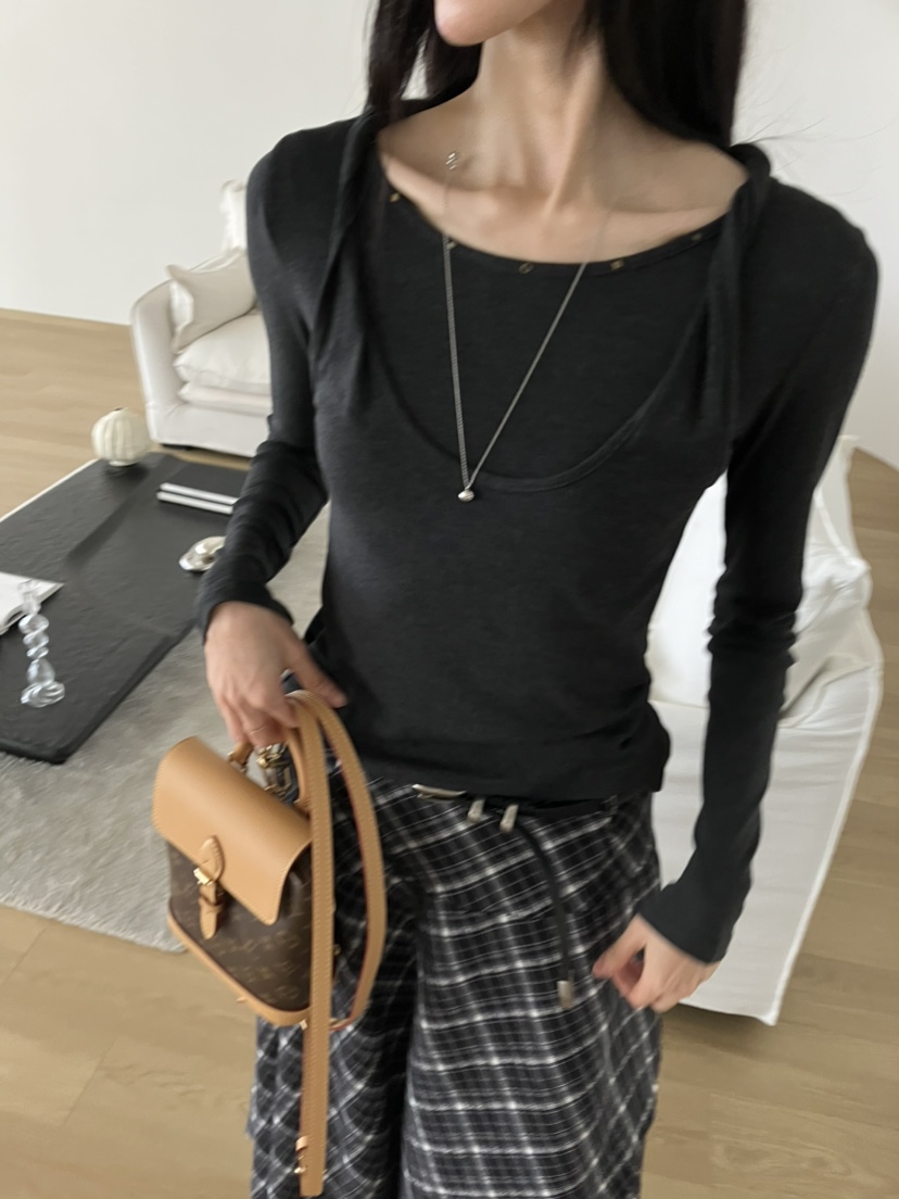 PIN-UP東大門代購女士新品職業人氣時尚熱賣推薦長袖T恤PIN-UP長袖T恤