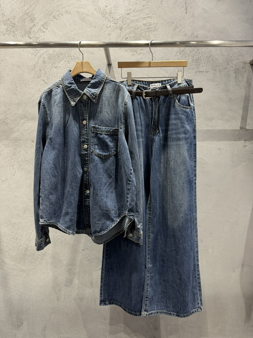 PIN-UP韓國代購女裝新品職業人氣推薦真品休閑熱賣套裝長款PIN-UP套裝圖色1