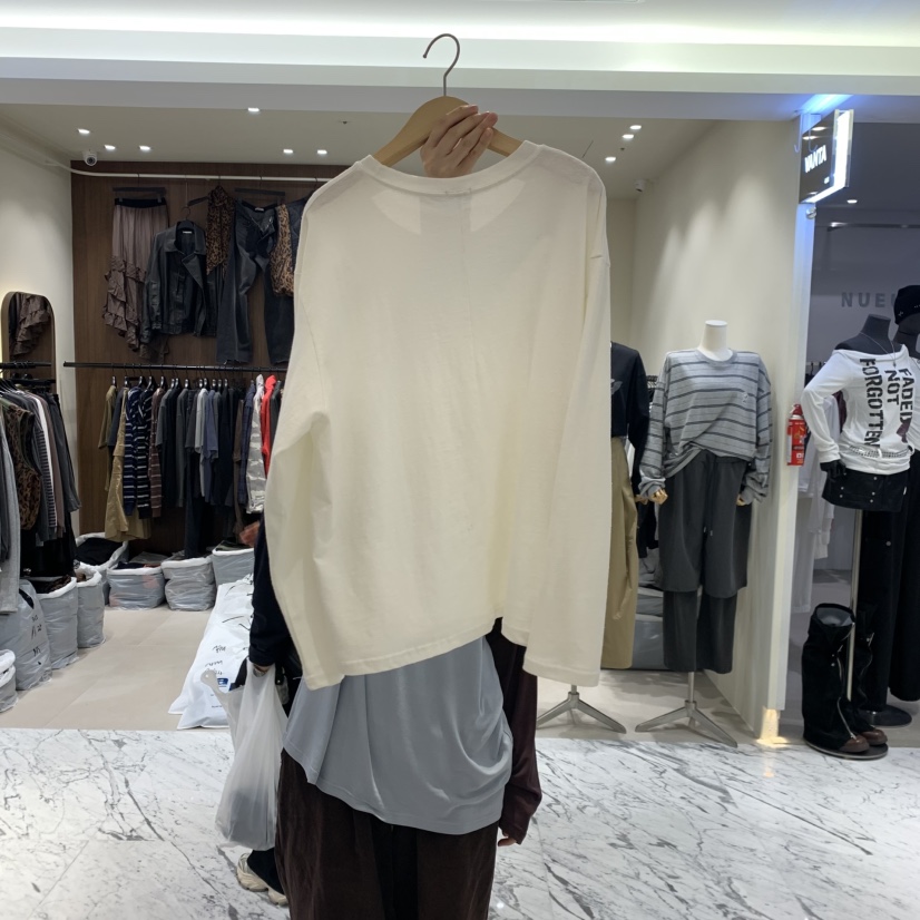 J.BALLOON韓國直郵女裝新品時尚休閑職業人氣推薦長袖T恤J.BALLOON長袖T恤