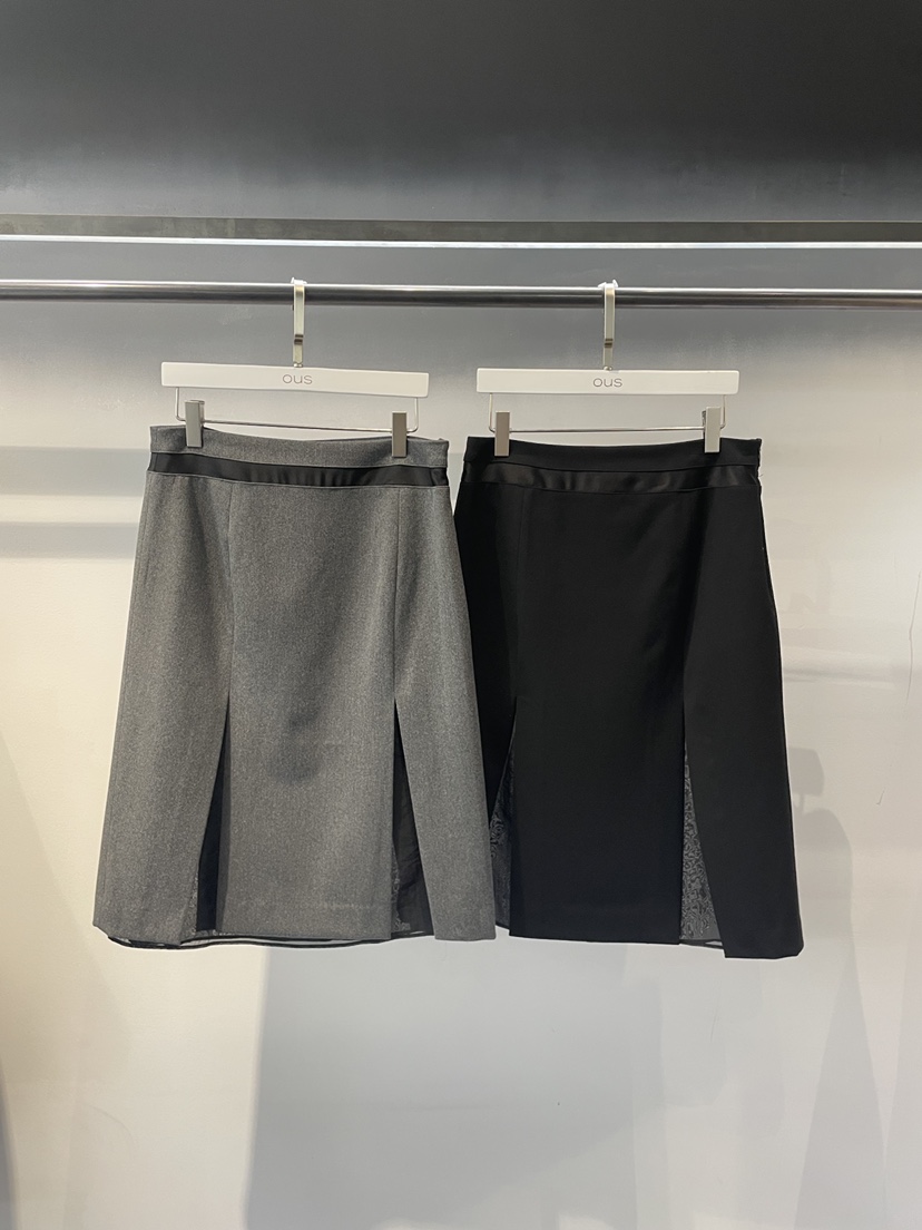 OUS/INCH-L韓國代購女士新品職業時尚熱賣半身裙中短裙OUS/INCH半身裙/中短裙