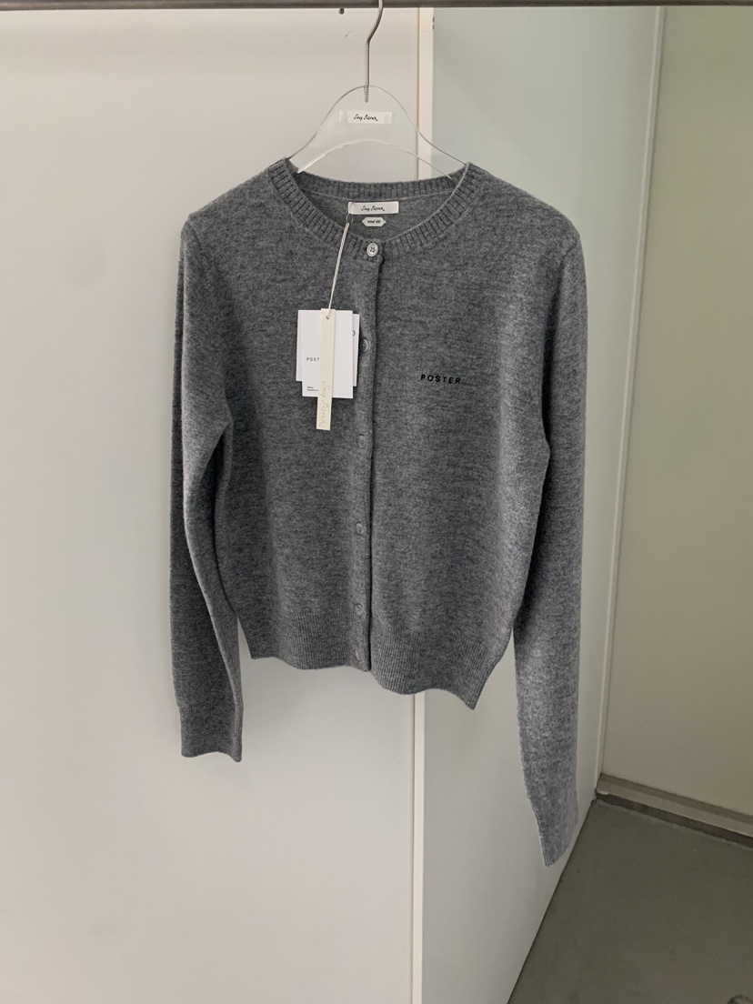 SHOP POSTER東大門直郵女裝新款真品休閑推薦開衫羊毛100SHOP POSTER開衫圖色1