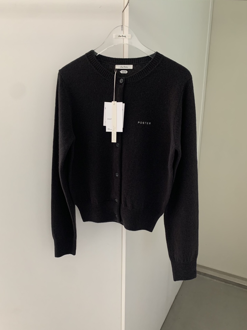 SHOP POSTER東大門直郵女裝新款真品休閑推薦開衫羊毛100SHOP POSTER開衫圖色2