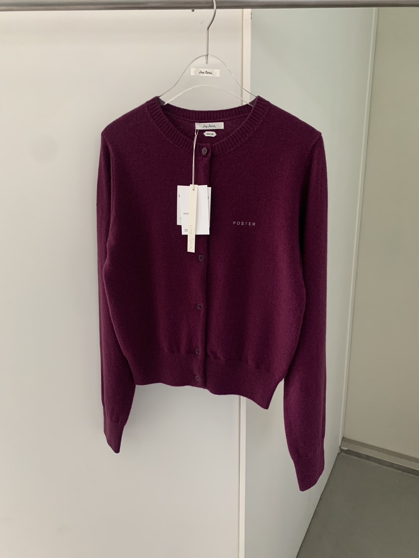 SHOP POSTER東大門直郵女裝新款真品休閑推薦開衫羊毛100SHOP POSTER開衫圖色3