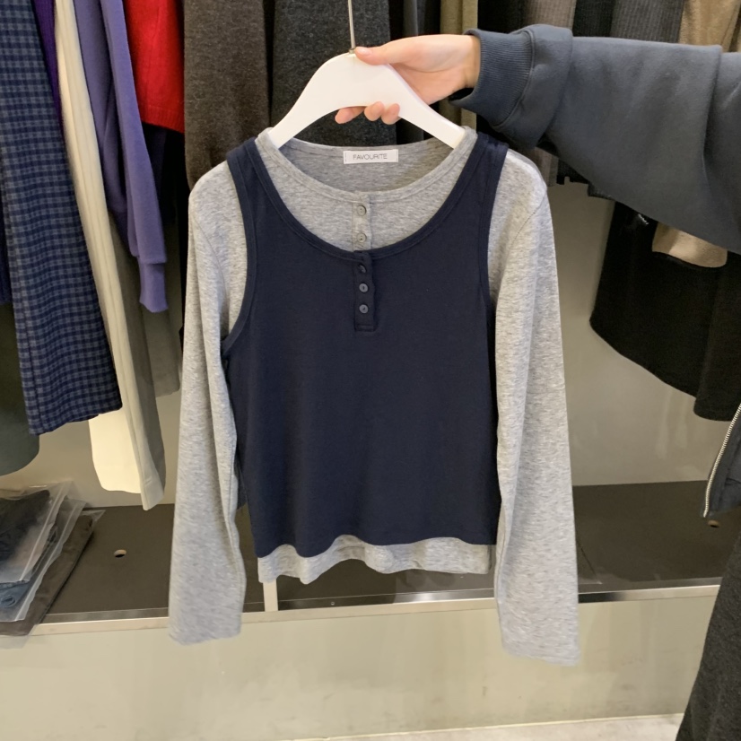 FAVE/FAVOURITE韓國代購女裝新品推薦真品職業熱賣套裝紐扣FAVE/FAVOURITE套裝圖色3