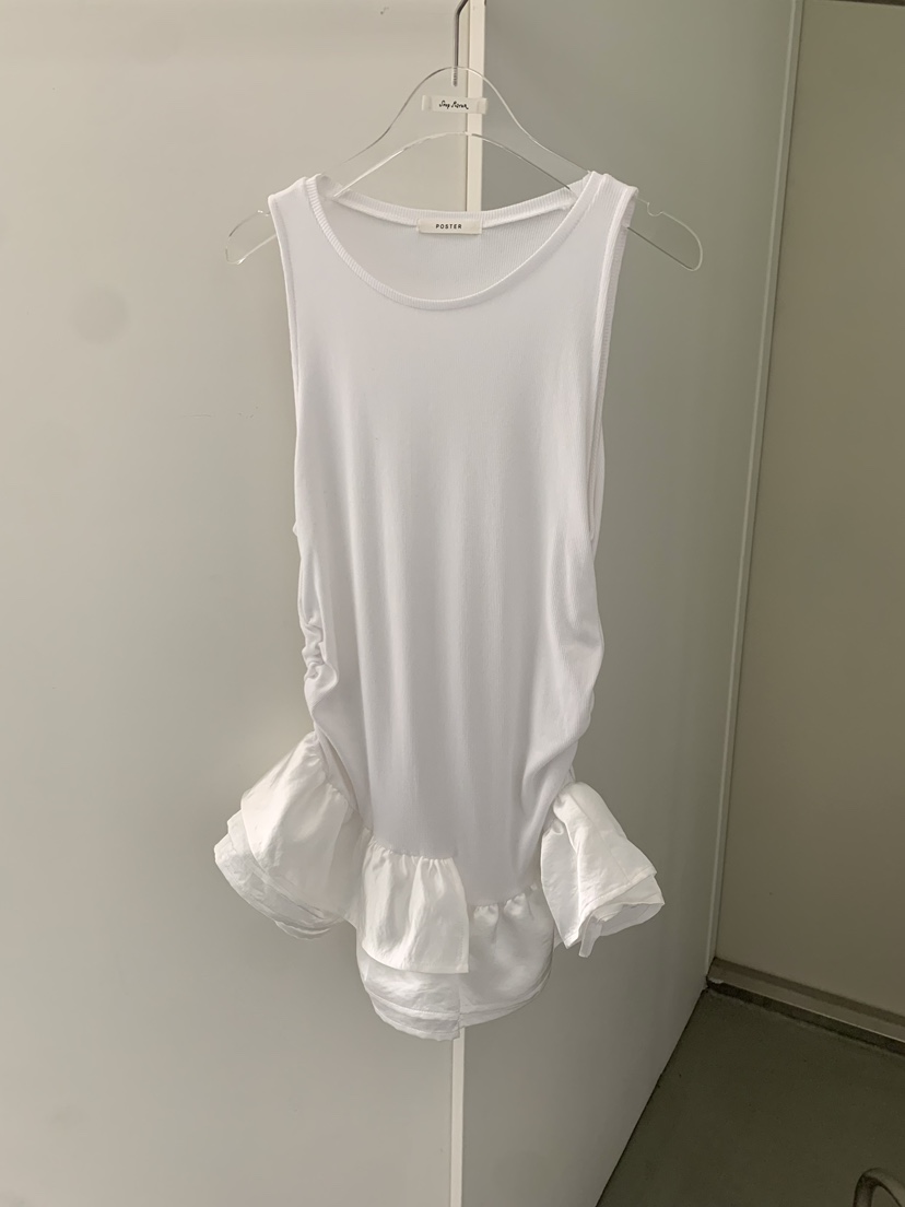 SHOP POSTER東大門實拍女裝新品休閑真品推薦人氣吊帶背心SHOP POSTER吊帶/背心圖色1
