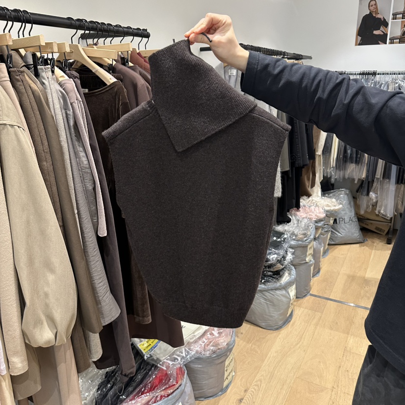 aube nunt韓國直郵女士新品人氣熱賣休閑吊帶背心含圍巾aube nunt吊帶/背心