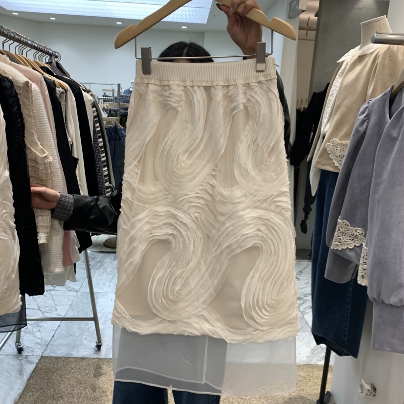 A韓國直郵女裝新品職業時尚人氣推薦休閑真品半身裙中短裙A STORE半身裙/中短裙圖色1