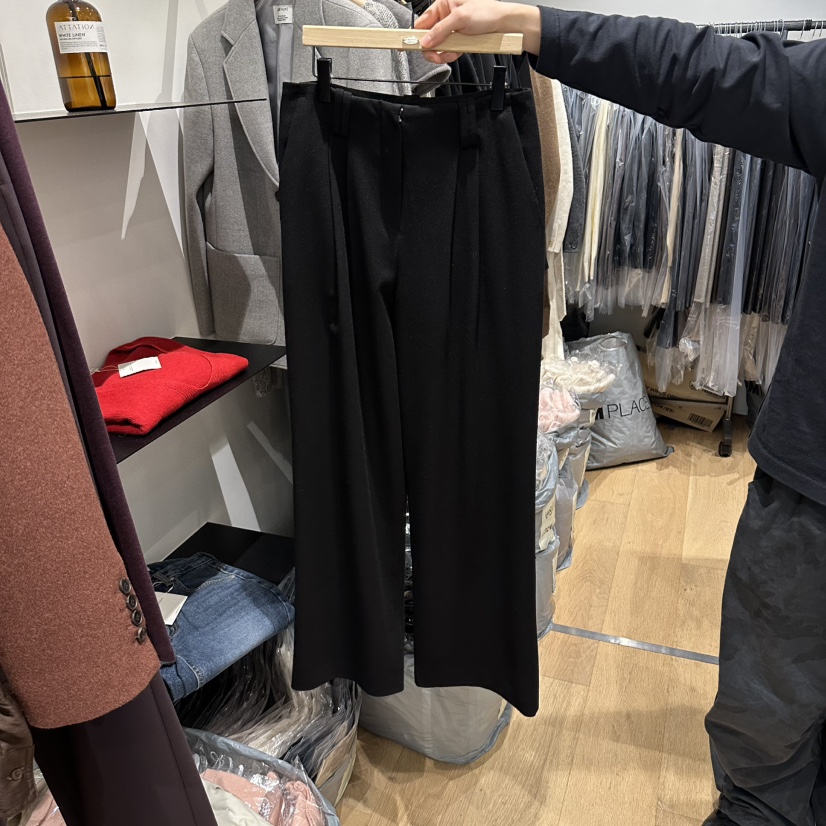aube nunt東大門實拍女裝新品職業真品人氣休閑熱賣休閑褲aube nunt休閑褲圖色2黑色