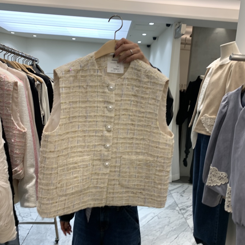 A東大門實拍女裝新款真品熱賣職業時尚休閑推薦人氣馬甲A STORE馬甲圖色2