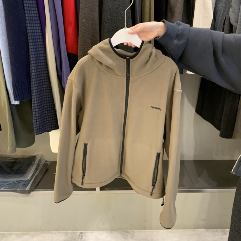 FAVE/FAVOURITE東大門代購女裝新品人氣衛衣拉鏈連帽衫抓絨FAVE/FAVOURITE衛衣圖色1