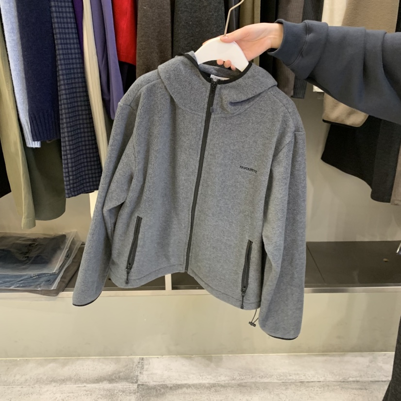 FAVE/FAVOURITE東大門代購女裝新品人氣衛衣拉鏈連帽衫抓絨FAVE/FAVOURITE衛衣圖色2
