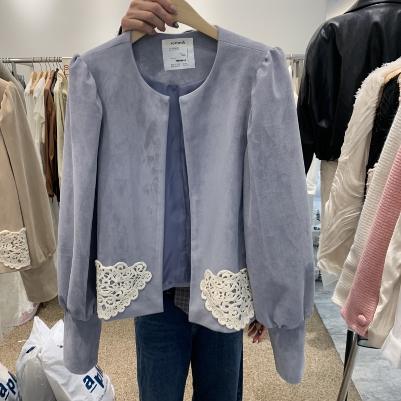 A韓國代購女士新品人氣職業推薦時尚真品熱賣休閑夾克A STORE夾克圖色2