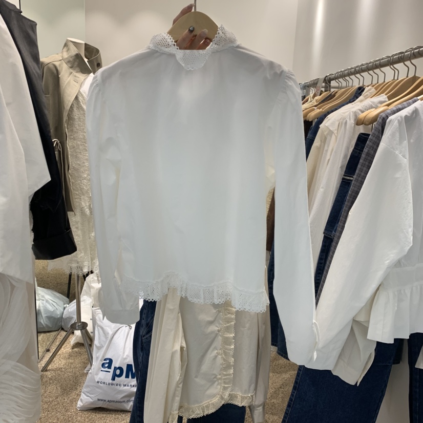 A韓國直郵女裝新品熱賣人氣時尚真品休閑推薦職業襯衫蕾絲衫A STORE襯衫/蕾絲衫