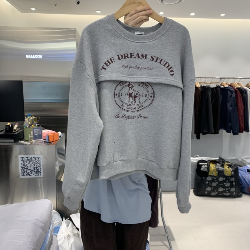 J.BALLOON東大門實拍女裝新款時尚休閑人氣職業推薦衛衣J.BALLOON衛衣圖色2