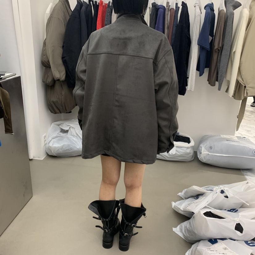 BRICKSADE韓國代購女裝新款真品推薦人氣時尚熱賣夾克麂皮BRICKSADE夾克